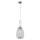 Suspension verre métal Ø 24 cm H : 1,3 m réglable E27