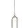 Suspension verre métal Ø 24 cm H : 1,3 m réglable E27