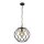 Lampe à suspendre E27 Ø 31,5 cm en noir or métal HOWARD