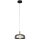 Lampe à suspendre LED verre fumé Ø 30 cm rond 3000 K 388 lm