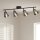 Spot de plafond 4 flammes L : 83 cm noir gris fumé E14