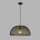 Lampe à suspendre métal E27 D : 45,5 cm en noir or