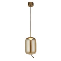 Suspension LED étroite Ø 18 cm H : max. 1,5...