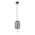 Suspension LED Gris Ø 18 cm 2700 K Verre Métal