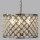 Suspension cristal Ø 38 cm 3x E14 en cuivre antique