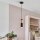 Lampe à suspendre ronde Ø 10 cm étroite GU10 noir ambre