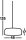 Lampe à suspendre cristal Ø 48 cm H : max. 135 cm réglable 7x G9