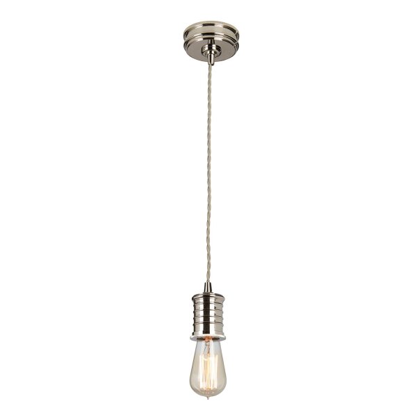 Suspension COLGAR laiton nickel table à manger lampe