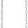 Lampe à suspendre cristal métal L : 92 cm 5x E27 chrome