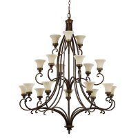 Lustre ANABELL 1 Ø137cm 18 branches campagne