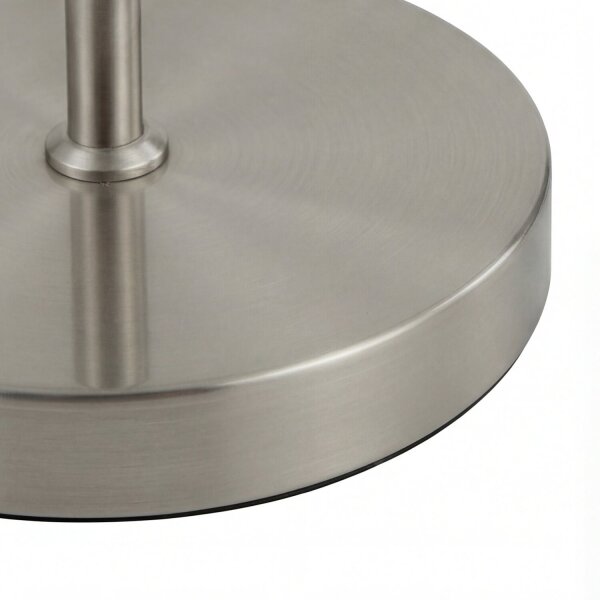 Lampadaire en métal 133-167 cm réglable en argent GU10