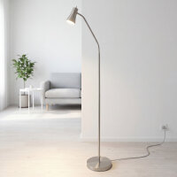 Lampadaire en métal 133-167 cm réglable en...