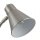 Lampadaire en métal 133-167 cm réglable en argent GU10