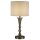 Lampe de table E27 62 cm Ø 30 cm en laiton antique naturel
