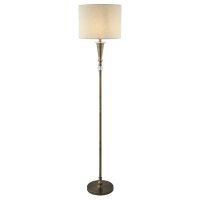 Lampadaire laiton antique naturel 165 cm E27 métal...