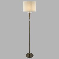 Lampadaire laiton antique naturel 165 cm E27 métal...