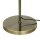 Lampadaire laiton antique GU10 133-167 cm réglable métal