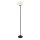 Lampadaire Noir Blanc E27 160 cm Verre Métal RAMIREZ