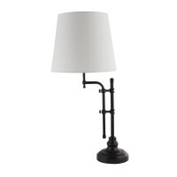 Lampe de table Rustique 67-77 cm réglable Tissu...