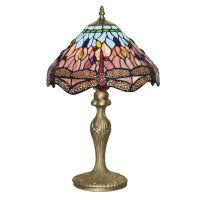 Lampe de table Tiffany style 45 cm de haut en verre...