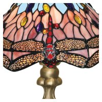 Lampe de table Tiffany style 45 cm de haut en verre...