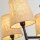 Lustre à 5 flammes Ø 66 cm Rustique E14 Noir Crème