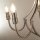 Lustre Métal Rustique Ø 65 cm en argent 5 branches E14