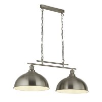 Suspension en métal L : 81,5 cm en argent 2...