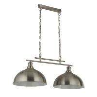 Suspension en métal L : 81,5 cm en argent 2...
