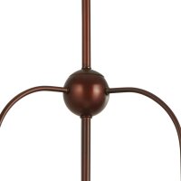 Suspension Vintage Ø 63 cm 3-flamme E27 brun