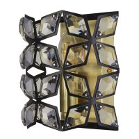 Applique intérieure cristal H : 18 cm E14 en...