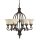 Lustre ANABELL 1 6-flmg lampe maison de campagne