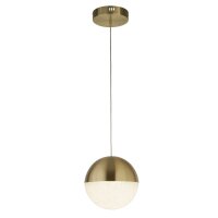 Suspension LED Boule Ø 25 cm H : max. 1,5 cm Verre...