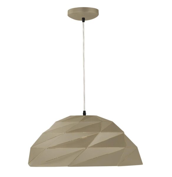 Lampe à suspendre E27 D : 47 cm en métal doré Métal contemporain