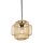 Lampe &agrave; suspendre Boho Bambou &Oslash; 29 cm Noir Naturel E27