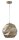 Lampe &agrave; suspendre en or m&eacute;tallique E27 D : 32 cm M&eacute;tal Moderne