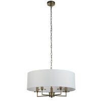 Lampe à suspendre tissu métal Ø 55...
