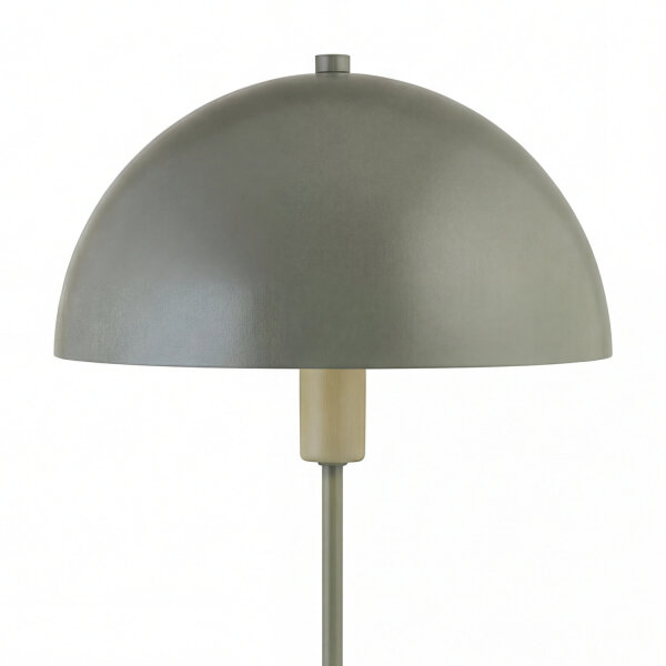 Lampe champignon métal vert Bauhaus H : 46,2 cm Ø 25 cm E14