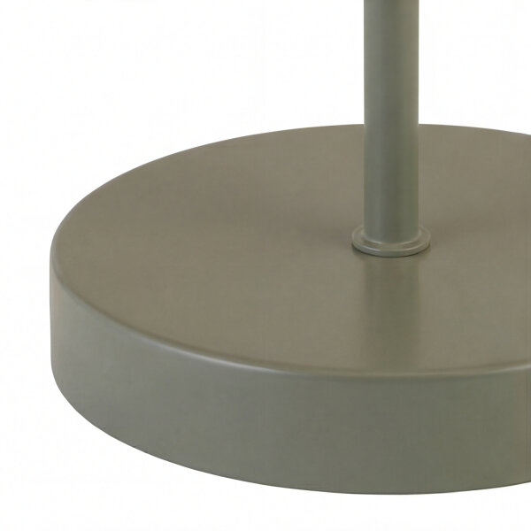 Lampe champignon métal vert Bauhaus H : 46,2 cm Ø 25 cm E14