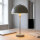 Lampe champignon métal vert Bauhaus H : 46,2 cm Ø 25 cm E14
