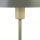 Lampe champignon métal vert Bauhaus H : 46,2 cm Ø 25 cm E14