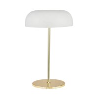 Lampe de table laiton blanc 2x E14 métal 40 cm de...