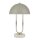Lampe de table Gris Blanc 40,5 cm de haut &Oslash; 25 cm G9 M&eacute;tal