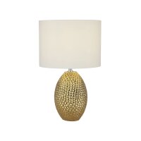Lampe de table céramique tissu E27 45 cm Ø...