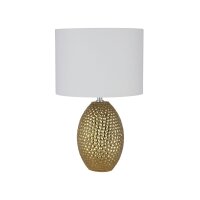 Lampe de table céramique tissu E27 45 cm Ø...
