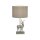 Lampe de table Gris H : 42,5 cm Tissu R&eacute;sine Cerf E27