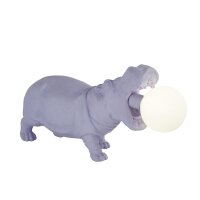 Lampe de table pour chambre denfant H : 22 cm G9 Lilas blanc