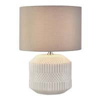 Lampe de table Blanc Gris E14 37,5 cm Ø 27 cm...