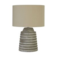 Lampe de table Béton Tissu 43 cm Ø 30 cm...