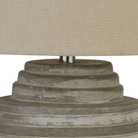 Lampe de table Béton Tissu 43 cm Ø 30 cm...